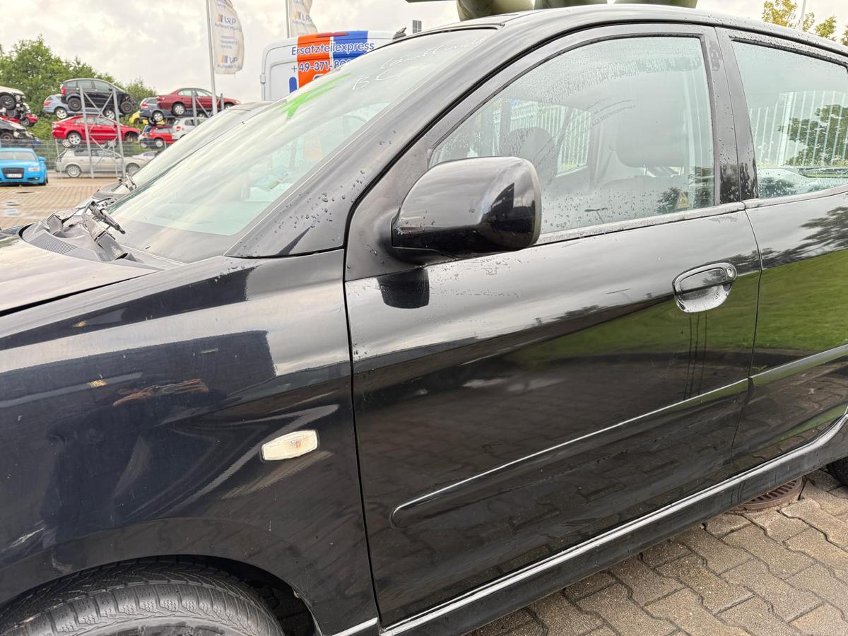 Kia Picanto BA original Tür vorn links Z1 Galaxy Black Rohbau BJ04